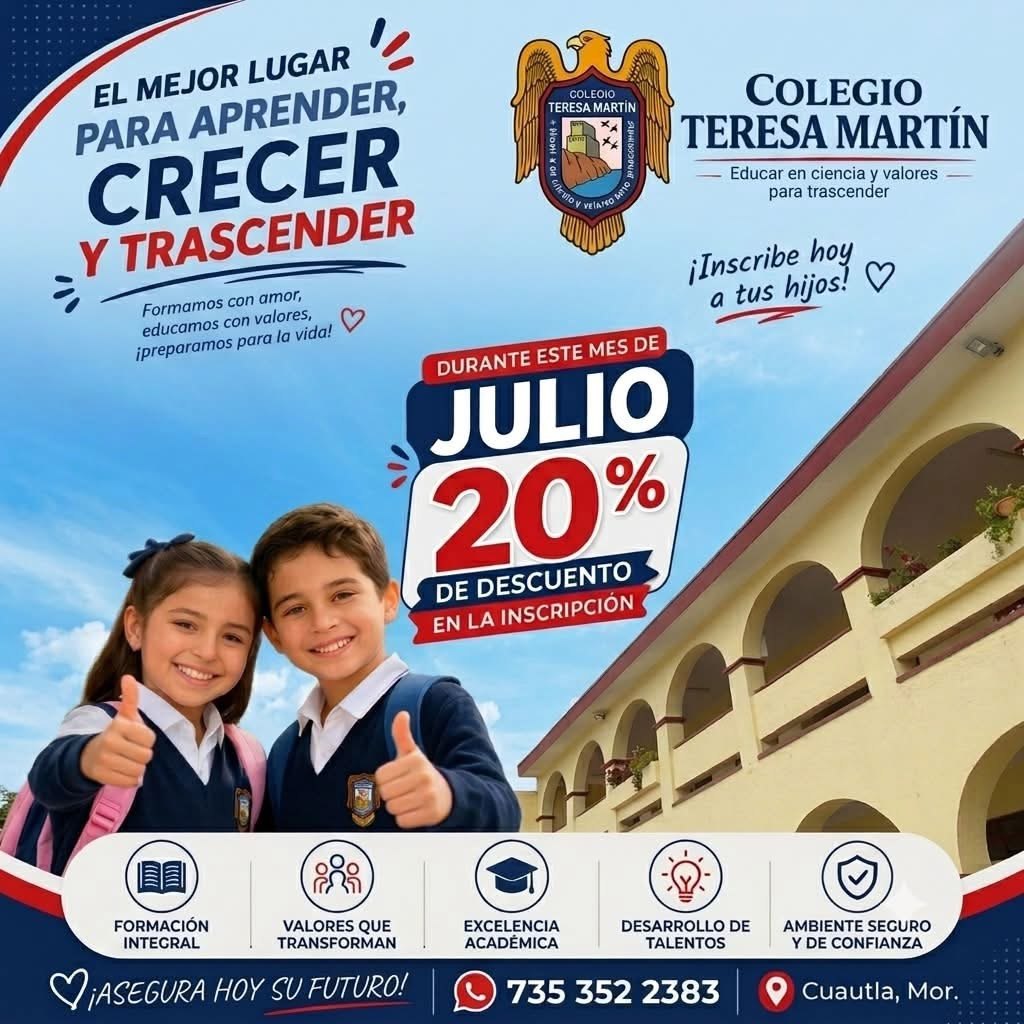 Colegio Teresa Martín promoción julio